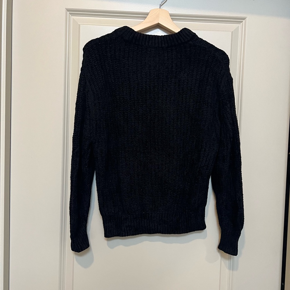 Wilfred Free Essential Chenille Sweater in Black - Picture 5 of 10